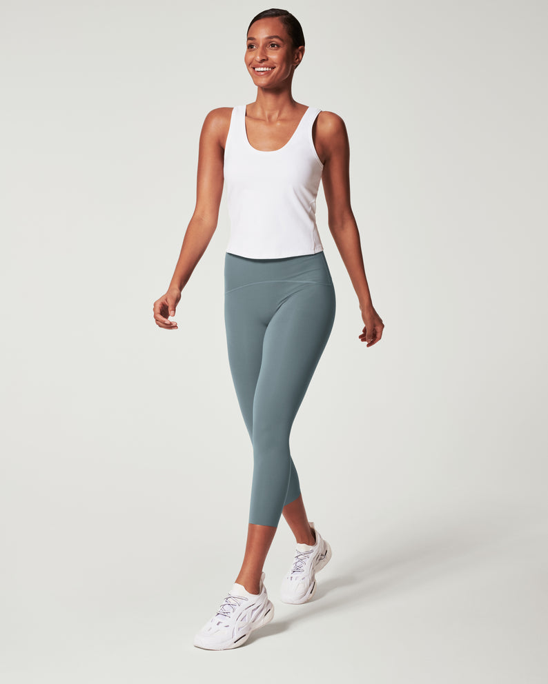 SPANX  The Get Moving Fitted Tank {White} – Kelly Fields Boutique